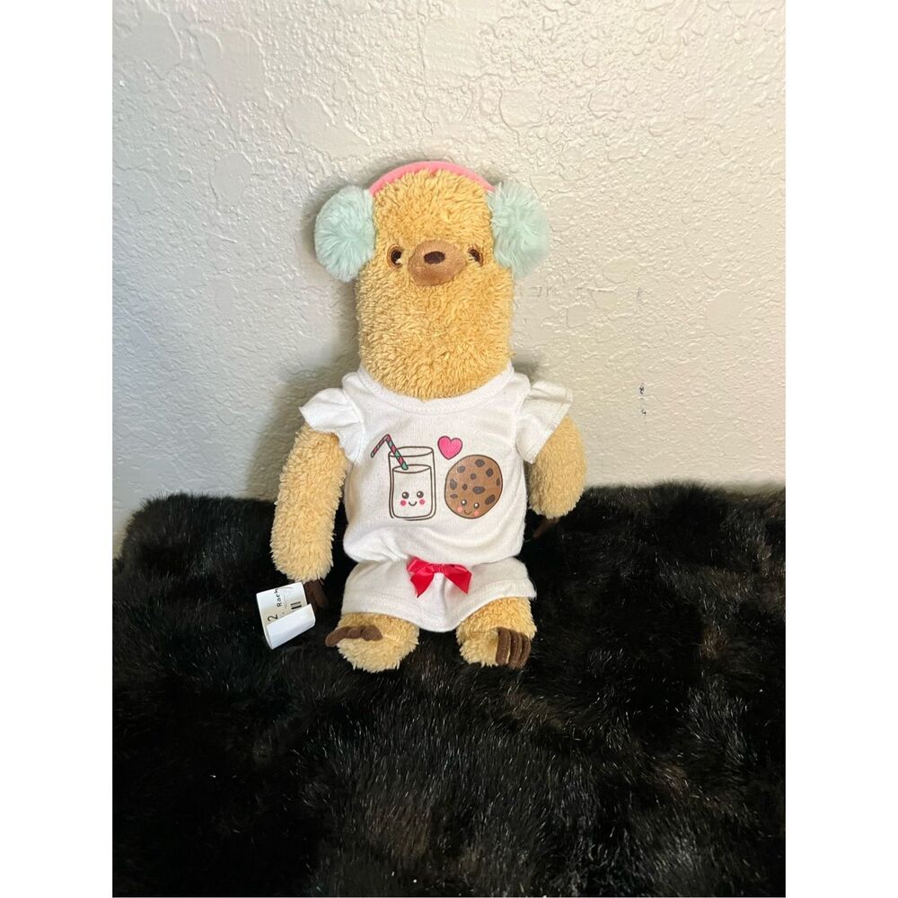 GUND PUSHEEN WINTER SLOTH -‎ 8" with t shirt plush